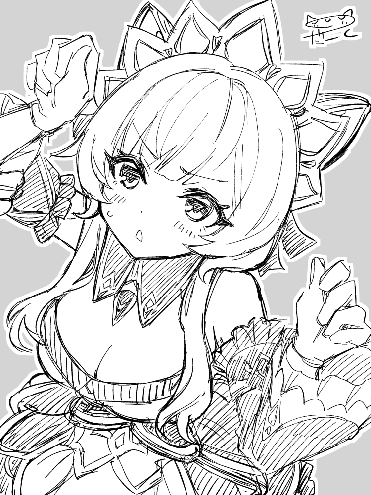 拍手感謝イラスト